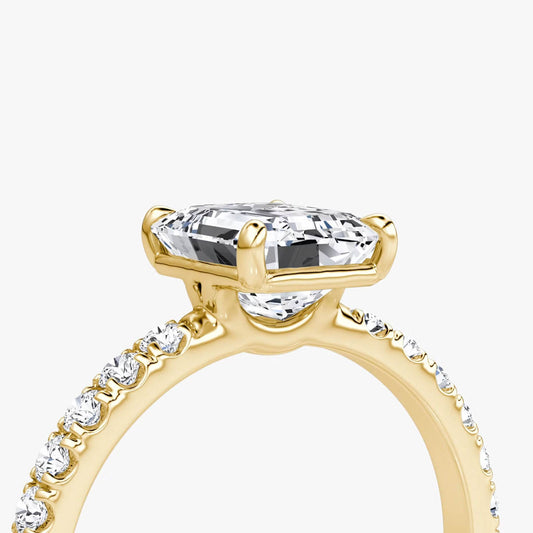 1.5ct Emerald Engagement Ring