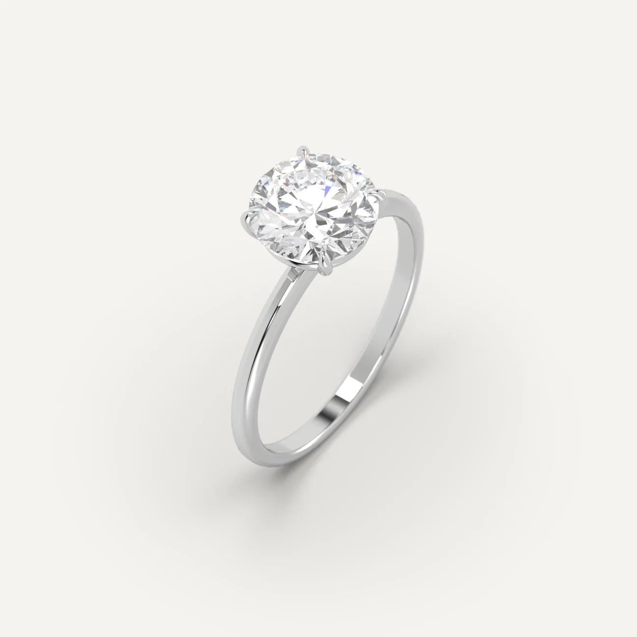 1-3ct Round Cut Engagement Ring