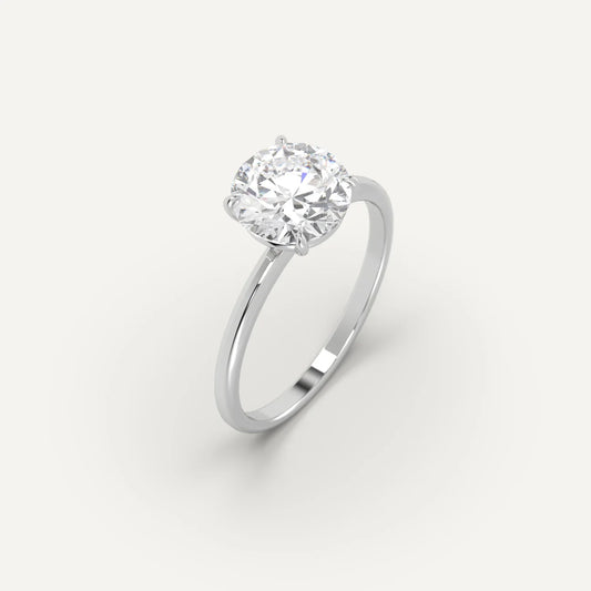 1-3ct Round Cut Engagement Ring