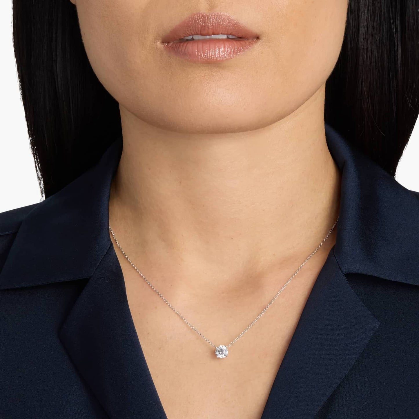 1ct Gold Round Pendant