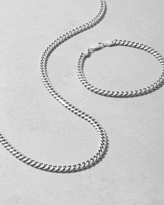 5mm Silver Cuban Link Chain
