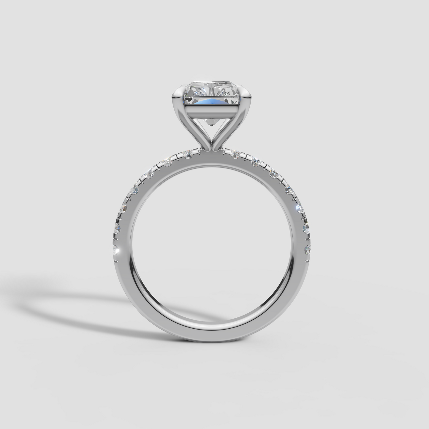 2.5ct Radiant Engagement Ring