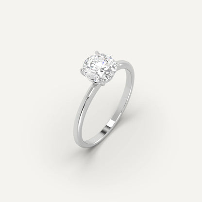 1-3ct Round Cut Engagement Ring