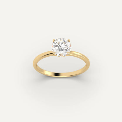 1-3ct Round Cut Engagement Ring