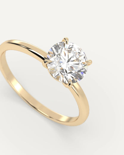 1-3ct Round Cut Engagement Ring