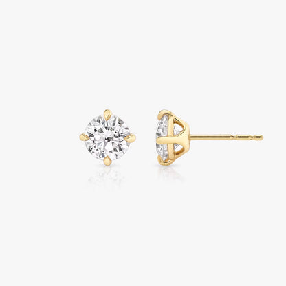 Round Stud Earring