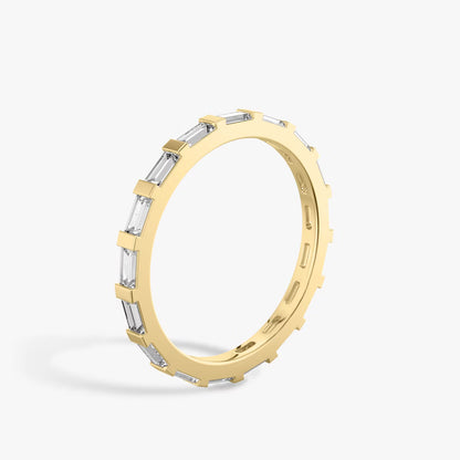 Yellow Gold Baguette Band