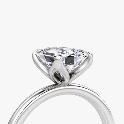 1.5ct Emerald Engagement Ring