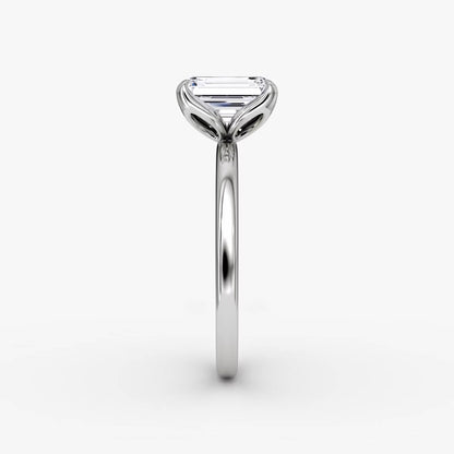 1.5ct Emerald Engagement Ring