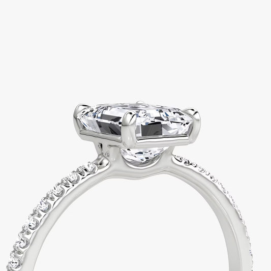 1.5ct Emerald Engagement Ring