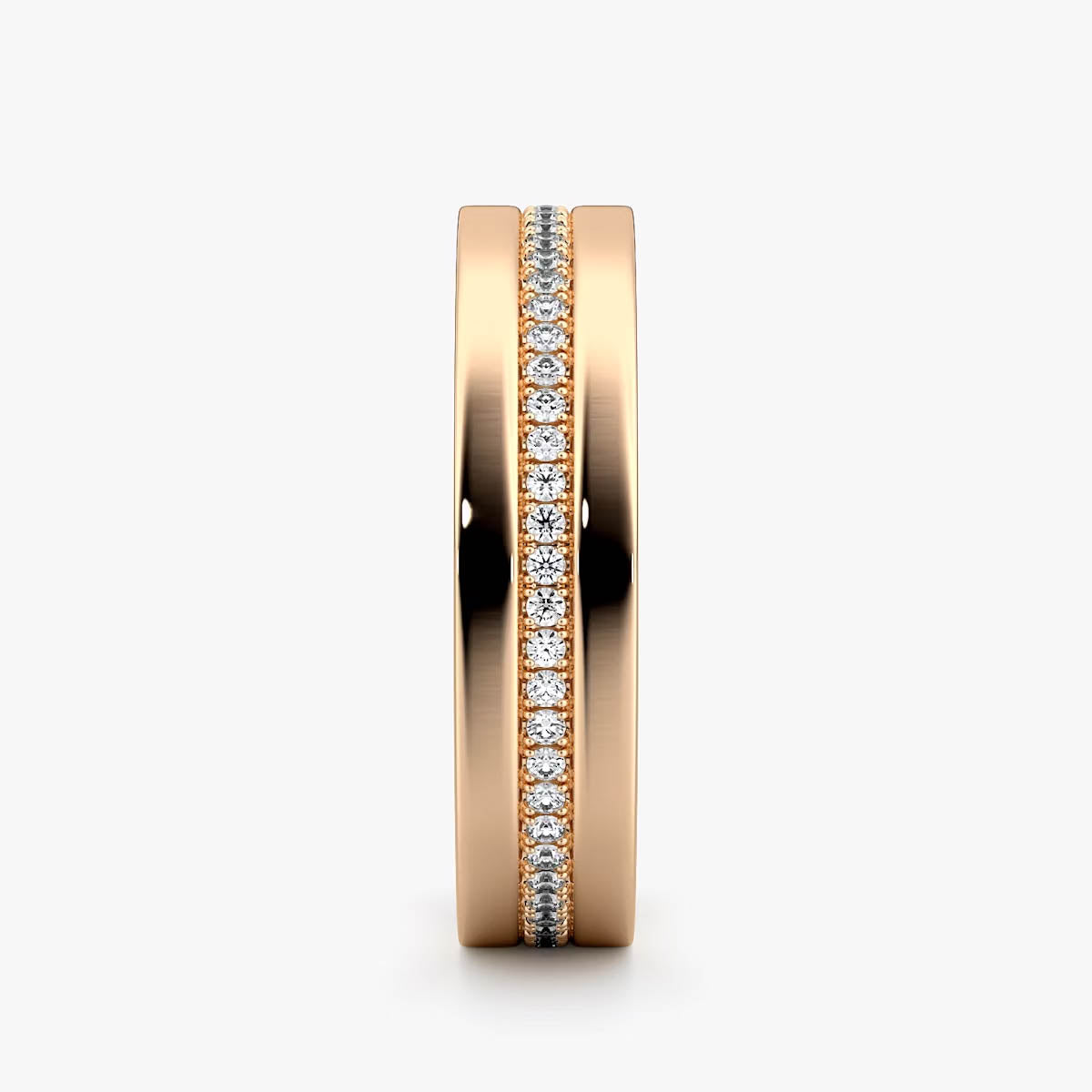 Rose Gold Pavé Band
