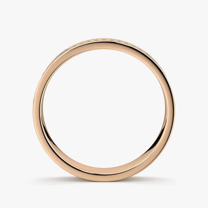 Rose Gold Pavé Band