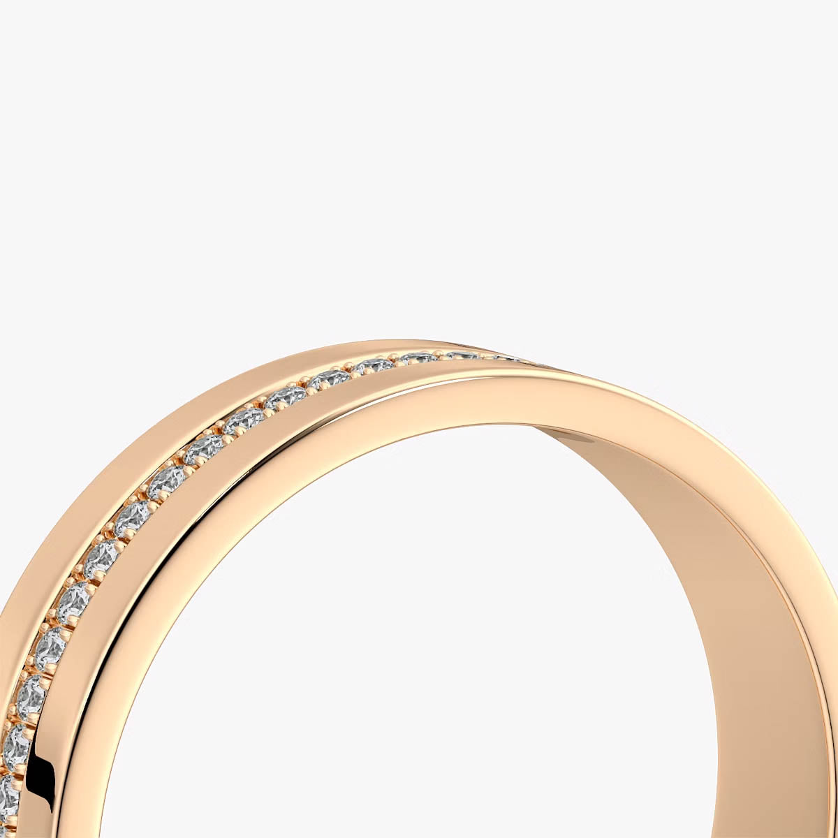 Rose Gold Pavé Band