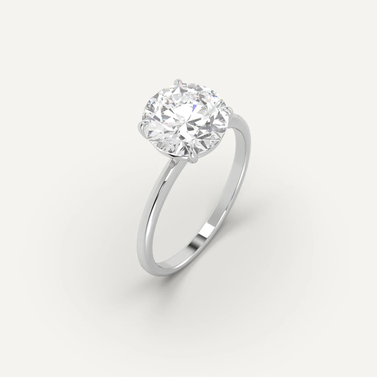 1-3ct Round Cut Engagement Ring