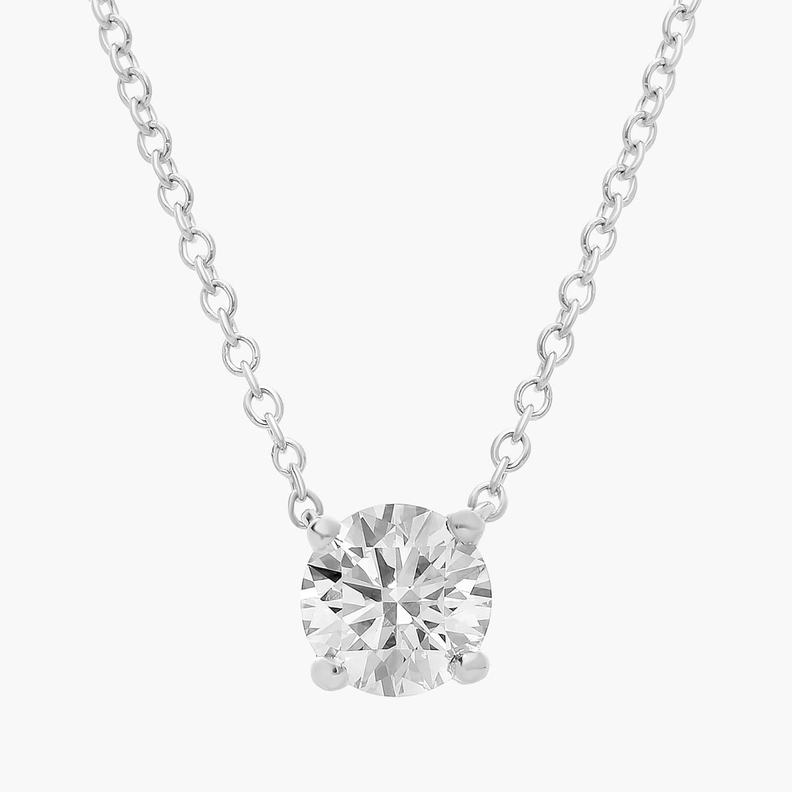Round Diamond Pendant
