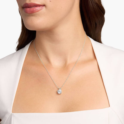 3ct Gold Round Pendant