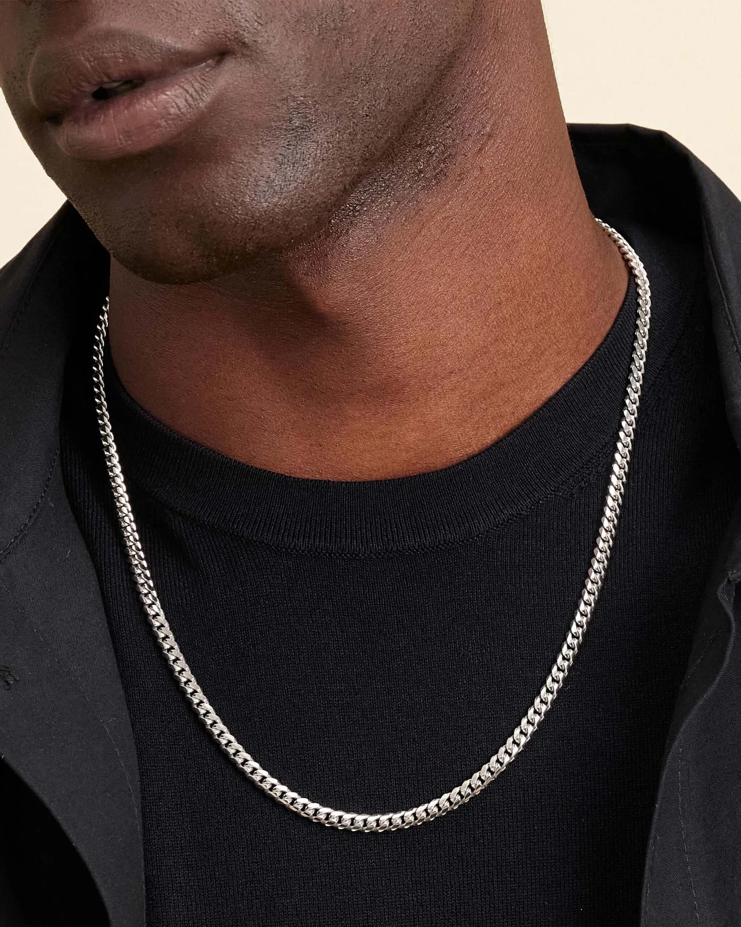 5mm Silver Cuban Link Chain