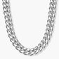 10mm Silver Cuban Link Chain