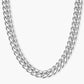8mm Silver Cuban Link Chain
