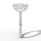 4ct Radiant Engagement Ring