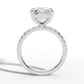 4ct Radiant Engagement Ring