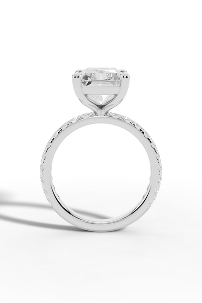 4ct Radiant Engagement Ring