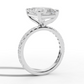 4ct Radiant Engagement Ring