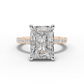 4ct Radiant Engagement Ring