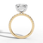 4ct Radiant Engagement Ring