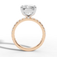 4ct Radiant Engagement Ring