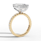 4ct Radiant Engagement Ring