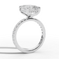 3.5ct Pavé Diamond Engagement Ring With Halo