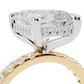 3.5ct Pavé Diamond Engagement Ring With Halo