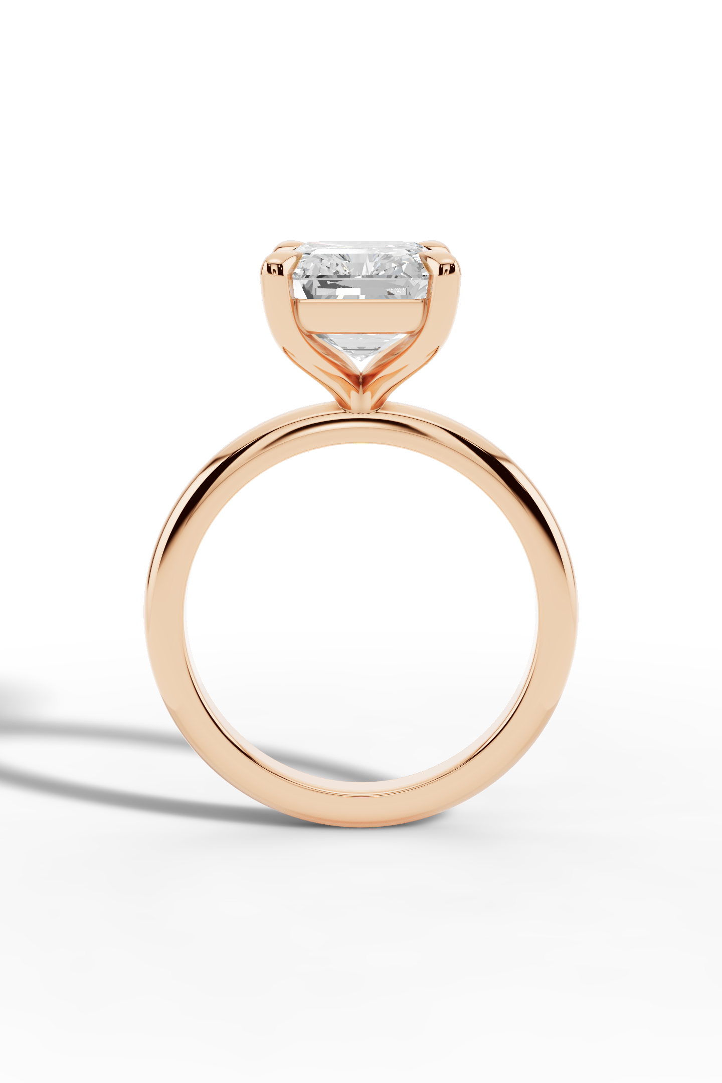 4.5ct Radiant Engagement Ring