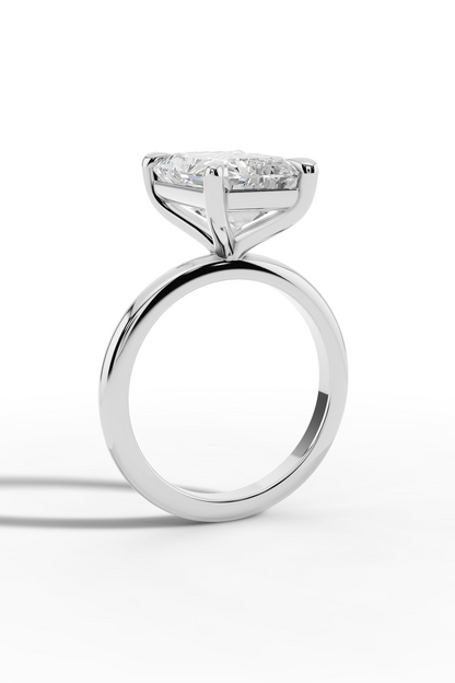 4.5ct Radiant Engagement Ring