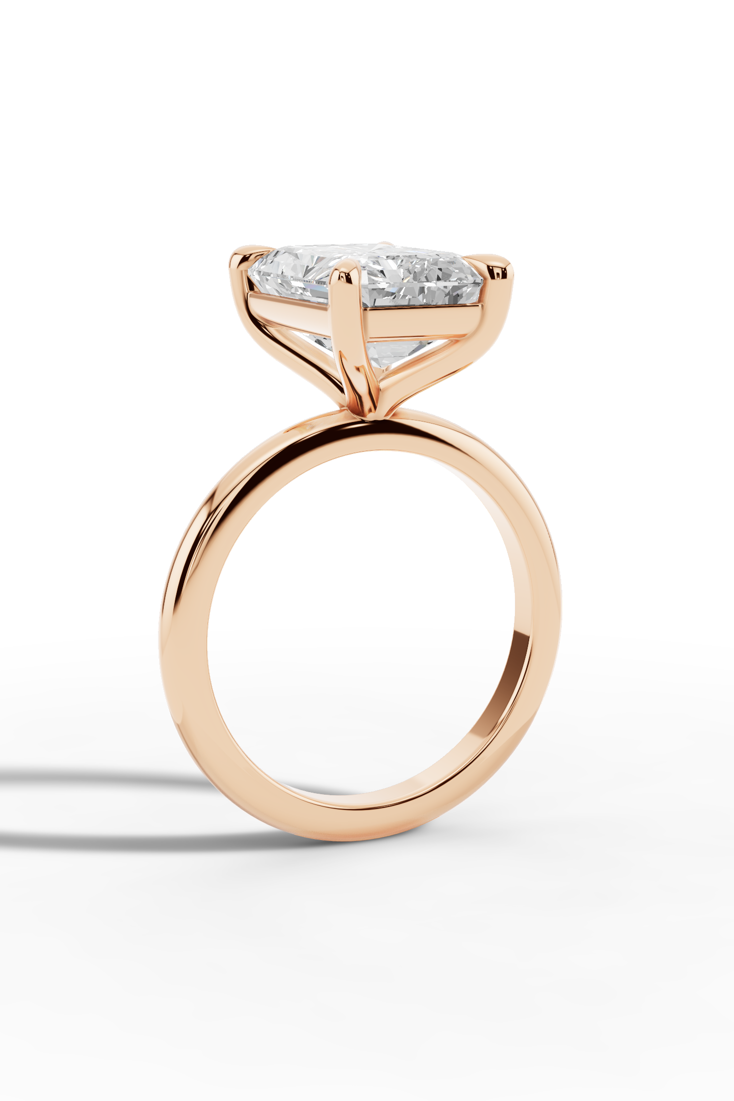4.5ct Radiant Engagement Ring