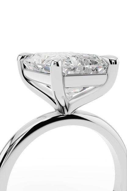 4.5ct Radiant Engagement Ring