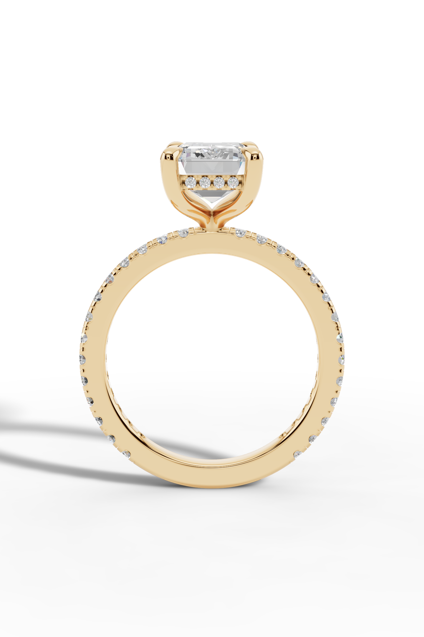 2.5ct Emerald Engagement Ring