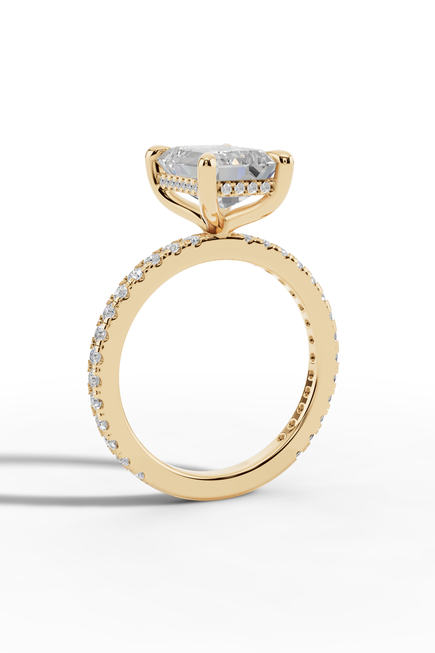 2.5ct Emerald Engagement Ring
