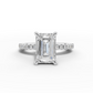 2.5ct Emerald Engagement Ring