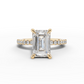 2.5ct Emerald Engagement Ring