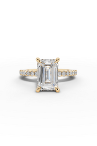 2.5ct Emerald Engagement Ring