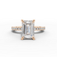 2.5ct Emerald Engagement Ring