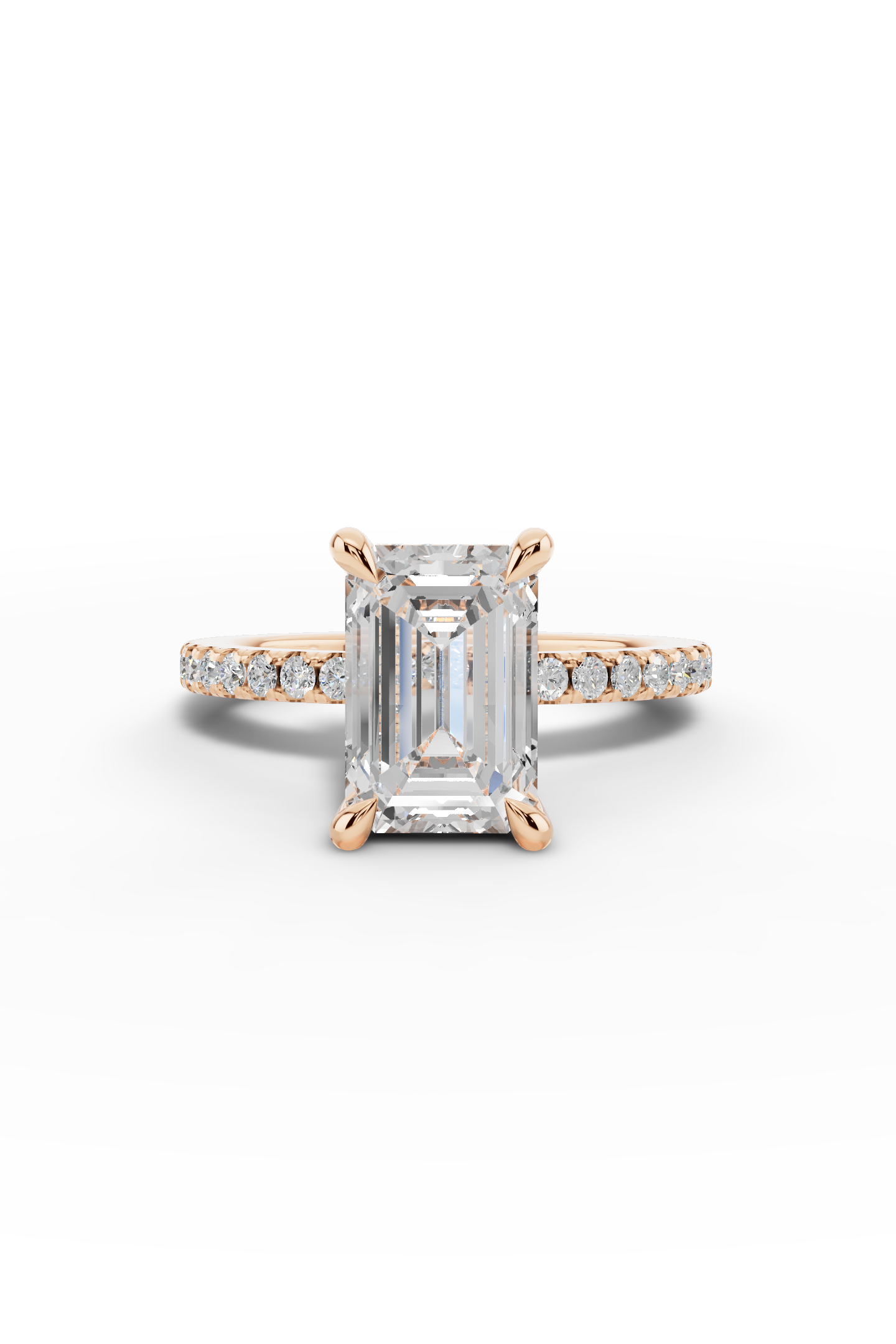 2.5ct Emerald Engagement Ring
