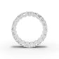 Emerald Diamond Eternity Band Shared Prong