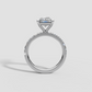 2.5ct Radiant Engagement Ring