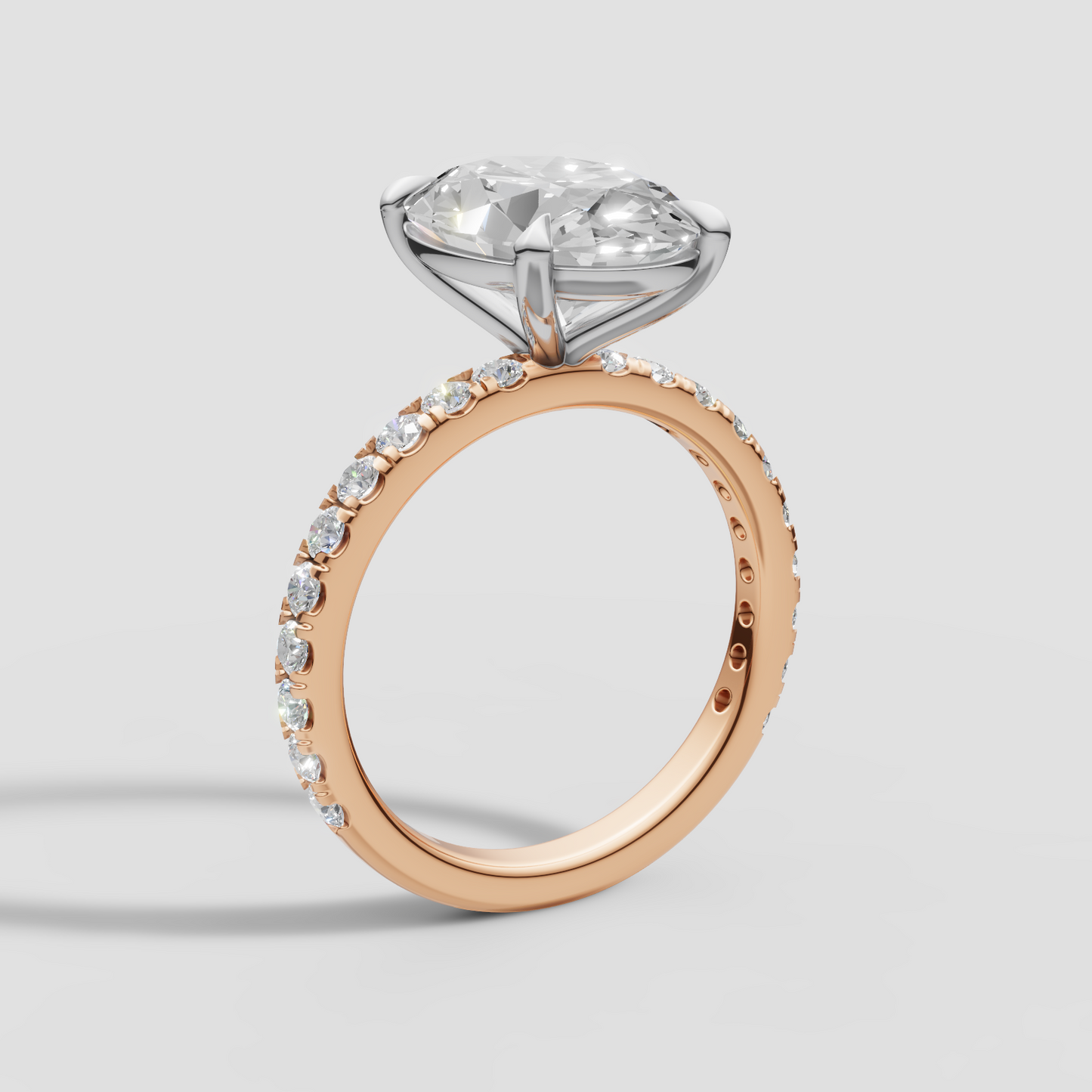 3.5ct Oval Engagement Ring