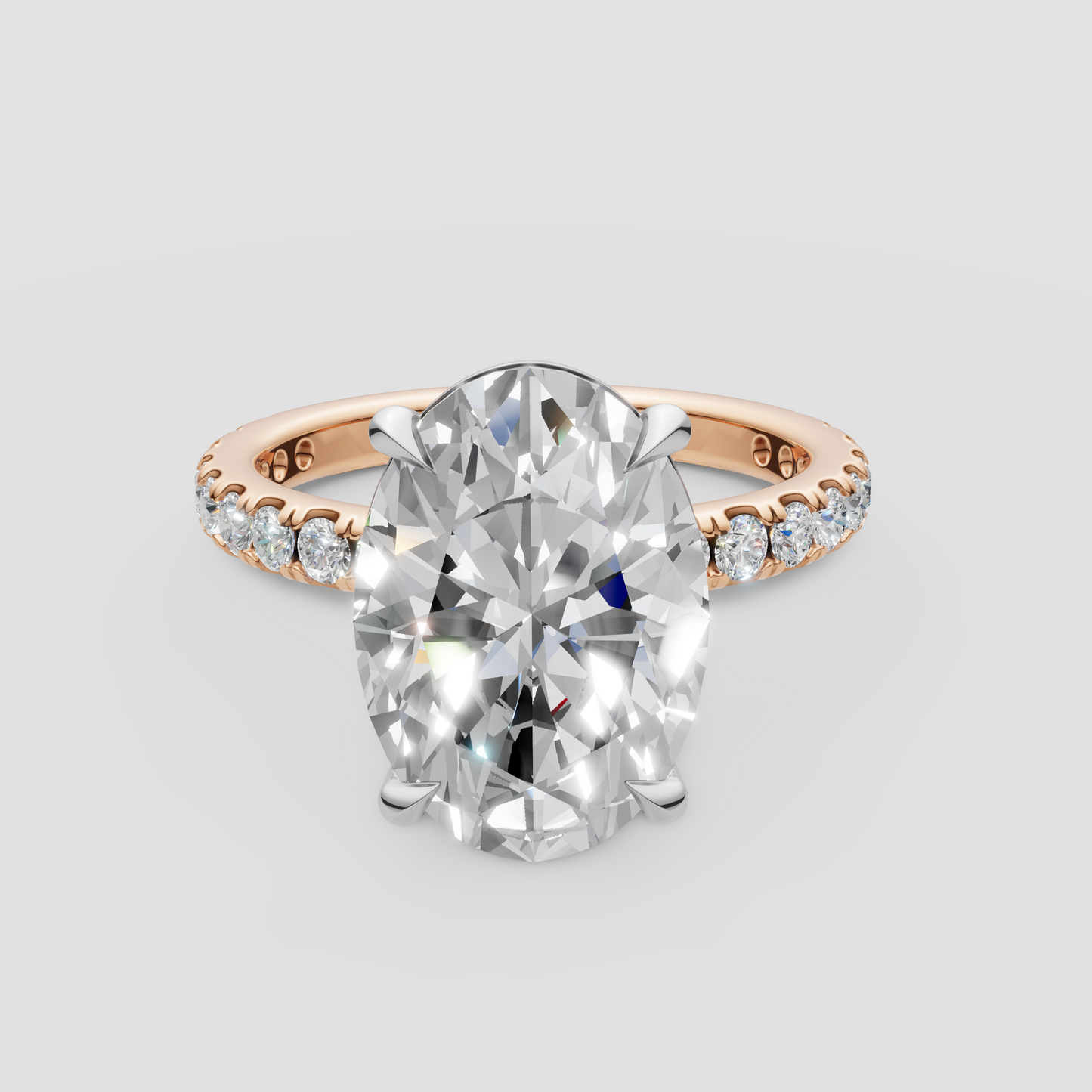 3.5ct Oval Engagement Ring