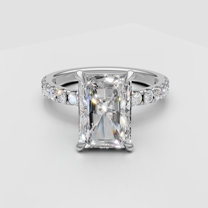 2.5ct Radiant Engagement Ring