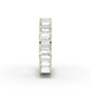 Emerald Diamond Eternity Band Shared Prong